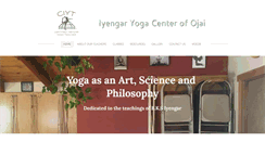 Desktop Screenshot of iyengaryogaojai.com